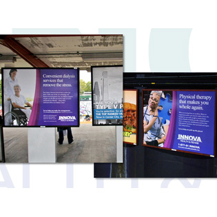 Medical Services Outdoor Advertisement, Design for Print